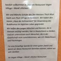 Information at Vegan Village in Hannover