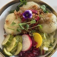 Polish dish   at House of Seitan in Gdansk