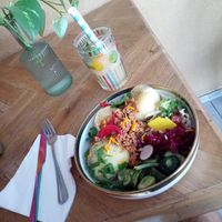 polish dumplings at House of Seitan in Gdansk