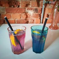 Lavender lemonade. at House of Seitan in Gdansk