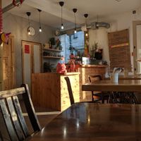 Inside the restaurant at House of Seitan in Gdansk