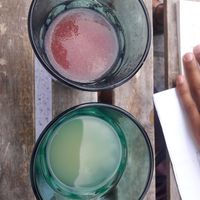 Lemonade: apple vs watermelon at House of Seitan in Gdansk