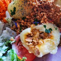 Filled with seitan and lentils at House of Seitan in Gdansk