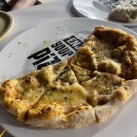 Vegan Margherita pizza  at Govindas in Tenerife