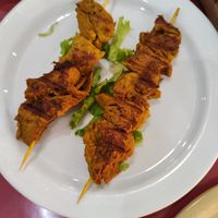 Skewers at Govindas in Tenerife