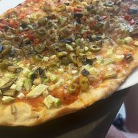 Pizza!   at Govindas in Tenerife