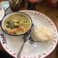 Veggie green Thai (I asked for no tofu)   at Zaap Thai Street Food in Newcastle Upon Tyne