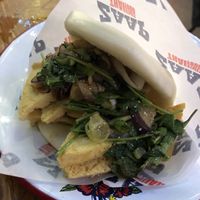 Crispy tofu bao bun   at Zaap Thai Street Food in Newcastle Upon Tyne