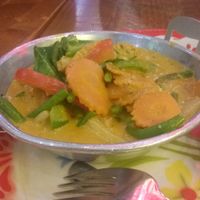 Panang curry at Zaap Thai Street Food in Newcastle Upon Tyne
