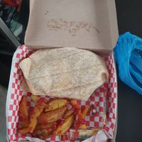Burrito and chips at Sierra Bonita in Palomino