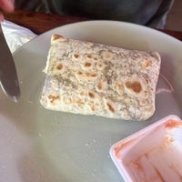 Veggie burrito (excluding fries 😂 )  at Sierra Bonita in Palomino