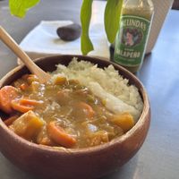 Japanese Vegetable Curry, comes in three sizes    at Pulp Cafe in Harrisonburg