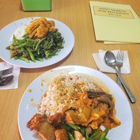 8RM per plate from the buffet  at Happy Sambodi Vege Restaurant in Kuala Lumpur