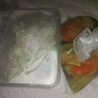 Riso con mix di verdure at Happy Sambodi Vege Restaurant in Kuala Lumpur