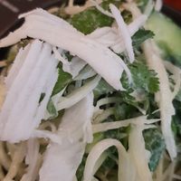 Raw salad, creamy and delicious at Rice Paper Scissors in Fitzroy