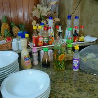Condiments  at Casa da Pamonha in Manaus