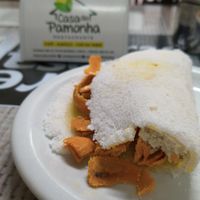 Tapioca de tucumã com tofu at Casa da Pamonha in Manaus