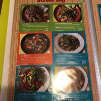 Menu from Dec 2018 at Suphas in Plymouth