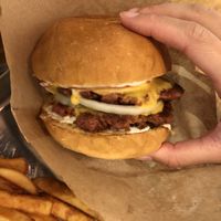 Double Cheeseburger at Bun2Bun - Kamppi Shopping Center in Helsinki