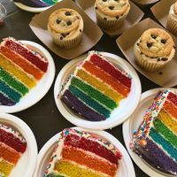 rainbow at Pie Pie My Darling in Chicago