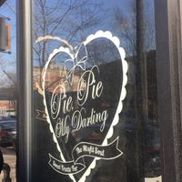 Beautiful storefront at Pie Pie My Darling in Chicago