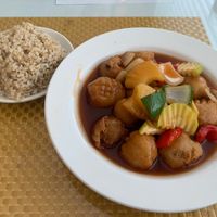 Sweet & Sour Divine w/ Brown Rice  at Loving Hut in Phoenix