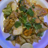 Pad See Ew (drunken noodles)  at Zaap Thai Street Food in Leeds