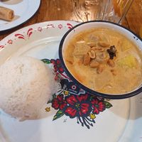 Massamam curry with This Isn't Chicken at Zaap Thai Street Food in Leeds