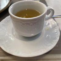 Chicory broth  at Peskesi in Crete