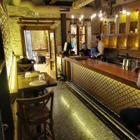 Nice bar  at Peskesi in Crete