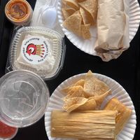Chili cheese vegan burritoos  at Garduno's Taco King in Baldwin Park