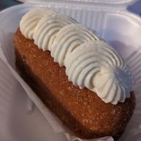 Vegan churro twinkie- I don't even do sugary treats anymore but this was amazing and worth it. at Garduno's Taco King in Baldwin Park