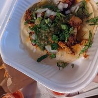 Delcious Adobo Cauliflower taco at Garduno's Taco King in Baldwin Park