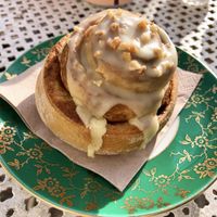 Cinnamon roll  at Mama Carmen's in Mallorca