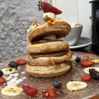 Pancakes   at Mama Carmen's in Mallorca