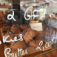 Vegan gluten-free baked goofs  at Mama Carmen's in Mallorca