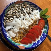 Porridge  at Mama Carmen's in Mallorca