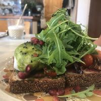 GF toast with homemade vegan mozzarella at Mama Carmen's in Mallorca
