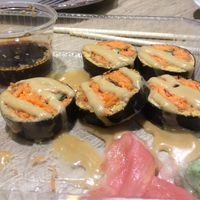 Carrot sushi at Food Expert in Zagreb
