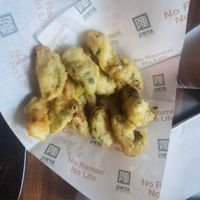 Chou de Bruxelles tempura at JINYA Ramen Bar in Vancouver