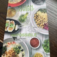 Jinya’s vegan menu  at JINYA Ramen Bar in Vancouver