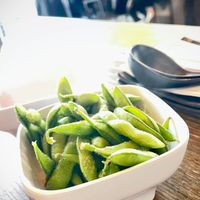 Edemame  at JINYA Ramen Bar in Vancouver