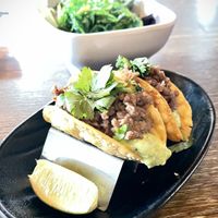 Impossible Tacos  at JINYA Ramen Bar in Vancouver