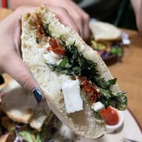 Caprese sandwich   at Camellias Tea in Guayaquil