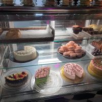 Large array of vegan desserts   at Camellias Tea in Guayaquil