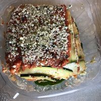 Raw vegan lasagna   at Juice Journey Cafe in Edgewater