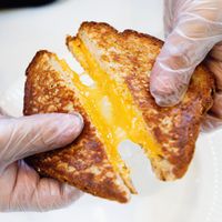 THE BEST VEGAN GRILLED CHEES EVER‼️ at Juice Journey Cafe in Edgewater