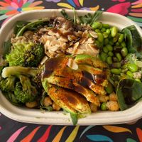 Teriyaki bowl  at Mora Mora - Artz Pedregal in Mexico City