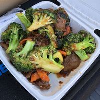 Vegan Broccoli Beef at Pots N Woks in Whittier