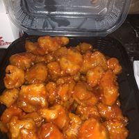 Orange Chicken 🌱 at Pots N Woks in Whittier